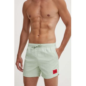 HUGO pantaloni scurti de baie culoarea verde