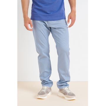 Pantaloni cu croiala conica si 5 buzunare