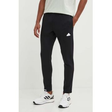 adidas pantaloni de trening Future Icons culoarea negru, cu imprimeu, JI6323