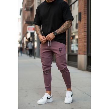 Pantaloni de trening maro 12616 23-4