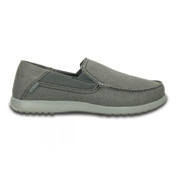 Pantofi Crocs Men's Santa Cruz 2 Luxe Gri - Charcoal/Light Grey