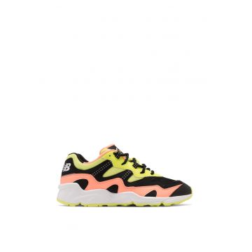 Pantofi sport cu model colorblock si garnituri din piele ecologica 850
