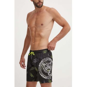 PLEIN SPORT pantaloni scurti de baie culoarea negru, PS24MBL06