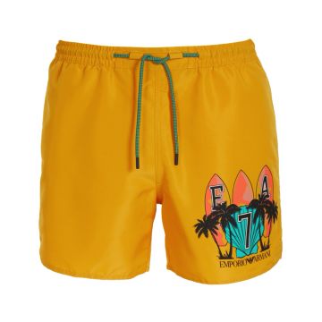 Sort de baie EA7 M Graphic Palm shorts