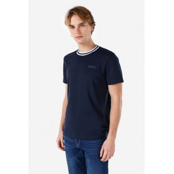 Tricou cu accente cu model in dungi