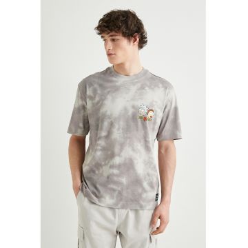 Tricou cu imprimeu tie-dye