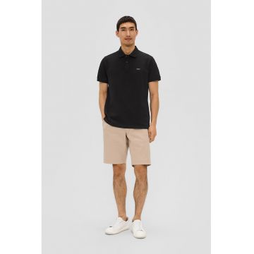 Tricou polo barbati cu croiala Regular fit din bumbac - Bleumarin inchis