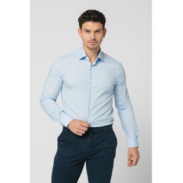 Camasa regular fit din amestec de bumbac organic