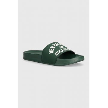 New Balance papuci SMF200S3 barbati, culoarea verde, SMF200S3