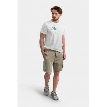 Pantaloni scurti cargo cu talie ajustabila