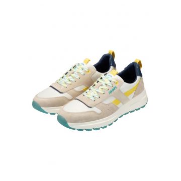 Pantofi sport cu insertii din piele intoarsa Retron New Hannis