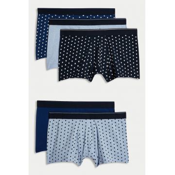 Set de boxeri cu buline - 5 perechi