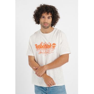 Tricou de bumbac cu imprimeu logo