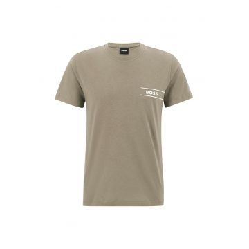 Tricou de bumbac cu logo