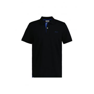 Tricou polo cu logo - Negru