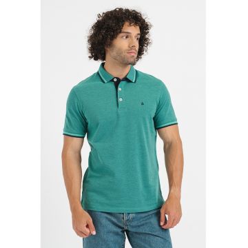 Tricou polo slim fit de bumbac organic Paulos