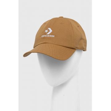Converse sapca culoarea bej, cu imprimeu, 10022131-A24
