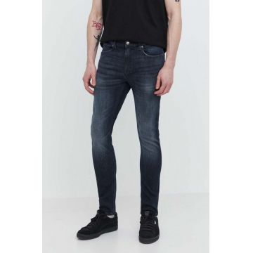 HUGO jeansi barbati, culoarea gri