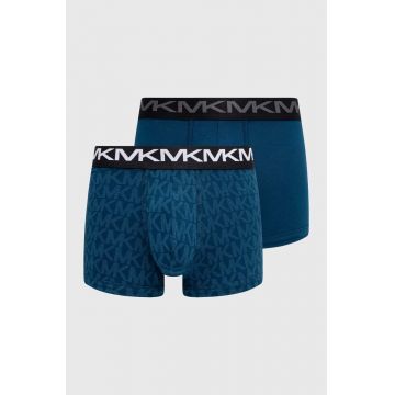 Michael Kors boxeri 3-pack barbati, culoarea albastru marin