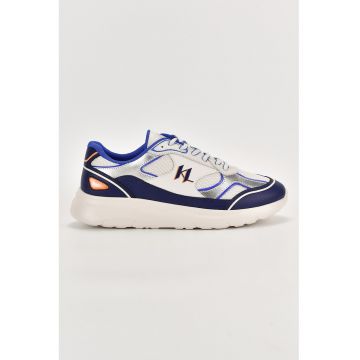 Pantofi sport cu segmente de piele