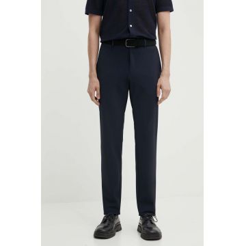 Theory pantaloni barbati, culoarea albastru marin, mulata