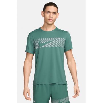 Tricou cu detalii fosforescente pentru alergare Miler Flash