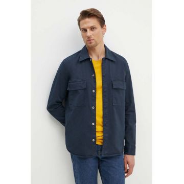 Marc O'Polo camasa barbati, culoarea albastru marin, cu guler clasic, regular, 426010874104