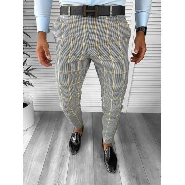 Pantaloni barbati eleganti regular fit carouri 2019 28-2.3