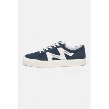 Pantofi sport low-cut cu detalii logo