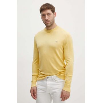 Pepe Jeans pulover CASTLE barbati, culoarea galben, light, PM702442
