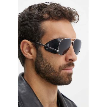 Saint Laurent ochelari de soare barbati, culoarea gri, SL 653 LEON