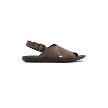 Sandale de piele intoarsa