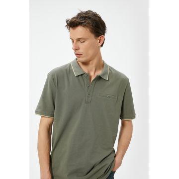 Tricou slim fit polo de bumbac