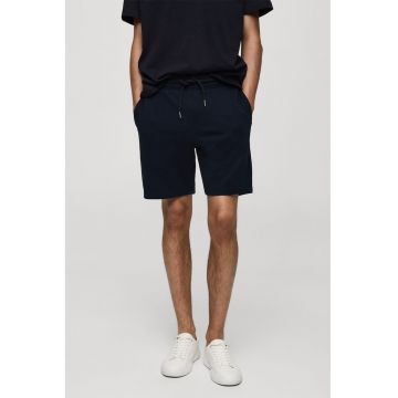 Pantaloni scurti de bumbac cu snur in talie