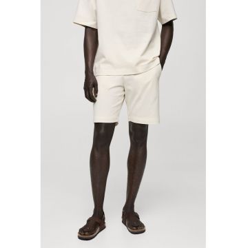 Pantaloni scurti de bumbac cu snur in talie