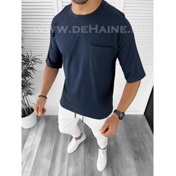 Tricou barbati  slim fit  bleumarin B7854  N8-3.1