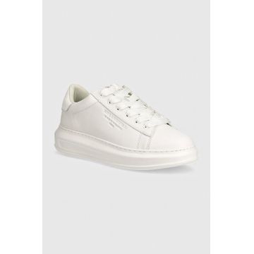Karl Lagerfeld sneakers din piele KAPRI MENS culoarea alb, KL52584 Karl Lagerfeld sneakers din piele KAPRI MENS culoarea alb, KL52584