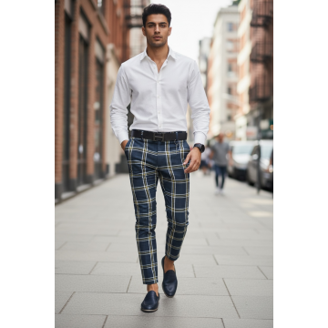 Pantaloni barbati eleganti B1730 I18-2
