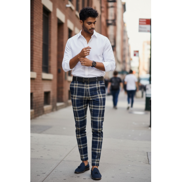 Pantaloni barbati eleganti B1742   Z35-4