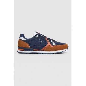 Pantofi sport cu insertii de piele intoarsa