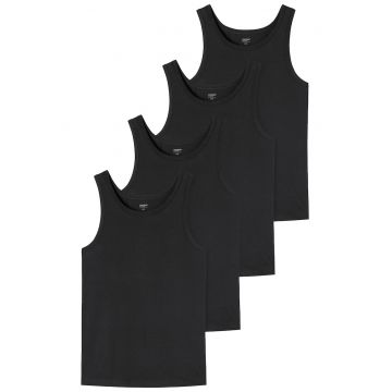 Set de top-uri cu decolteu rotund - 4 piese