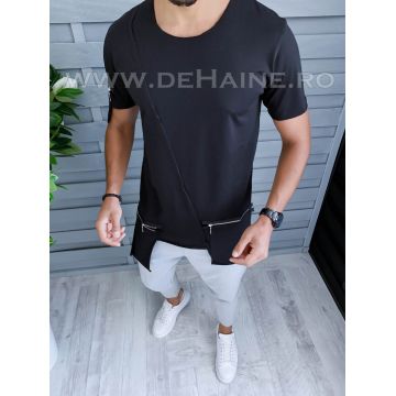 Tricou barbati negru slim fit Vagabond B1970  N5-4.1