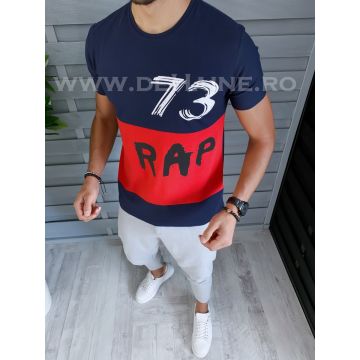Tricou barbati slim fit bleumarin ZR B1419 O1-3.1