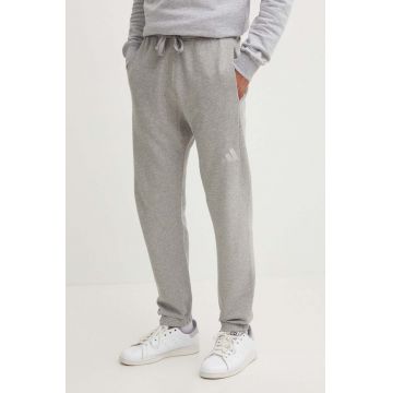 adidas pantaloni de trening din bumbac ALL SZN culoarea gri, melanj, IY6558