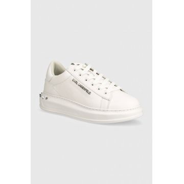Karl Lagerfeld sneakers din piele KAPRI MENS culoarea alb, KL52574A Karl Lagerfeld sneakers din piele KAPRI MENS culoarea alb, KL52574A