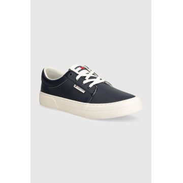 Tommy Jeans sneakers TJM VULC. SKATE DERBY ESS culoarea albastru marin, EM0EM01400 Tommy Jeans sneakers TJM VULC. SKATE DERBY ESS culoarea albastru marin, EM0EM01400