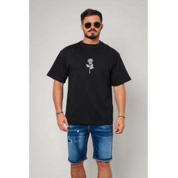 Tricou cu imprimeu supradimensionat