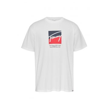 Tricou de bumbac cu imprimeu logo