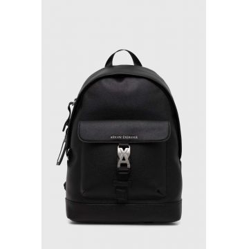 Armani Exchange rucsac barbati, culoarea negru, mare, neted, 952665 4F864