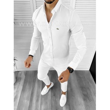 Camasa barbat slim fit alba B9690 O4-2.3